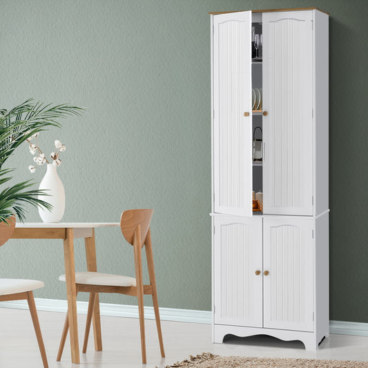 Lysander Wooden Buffet Sideboard 4 Doors - White