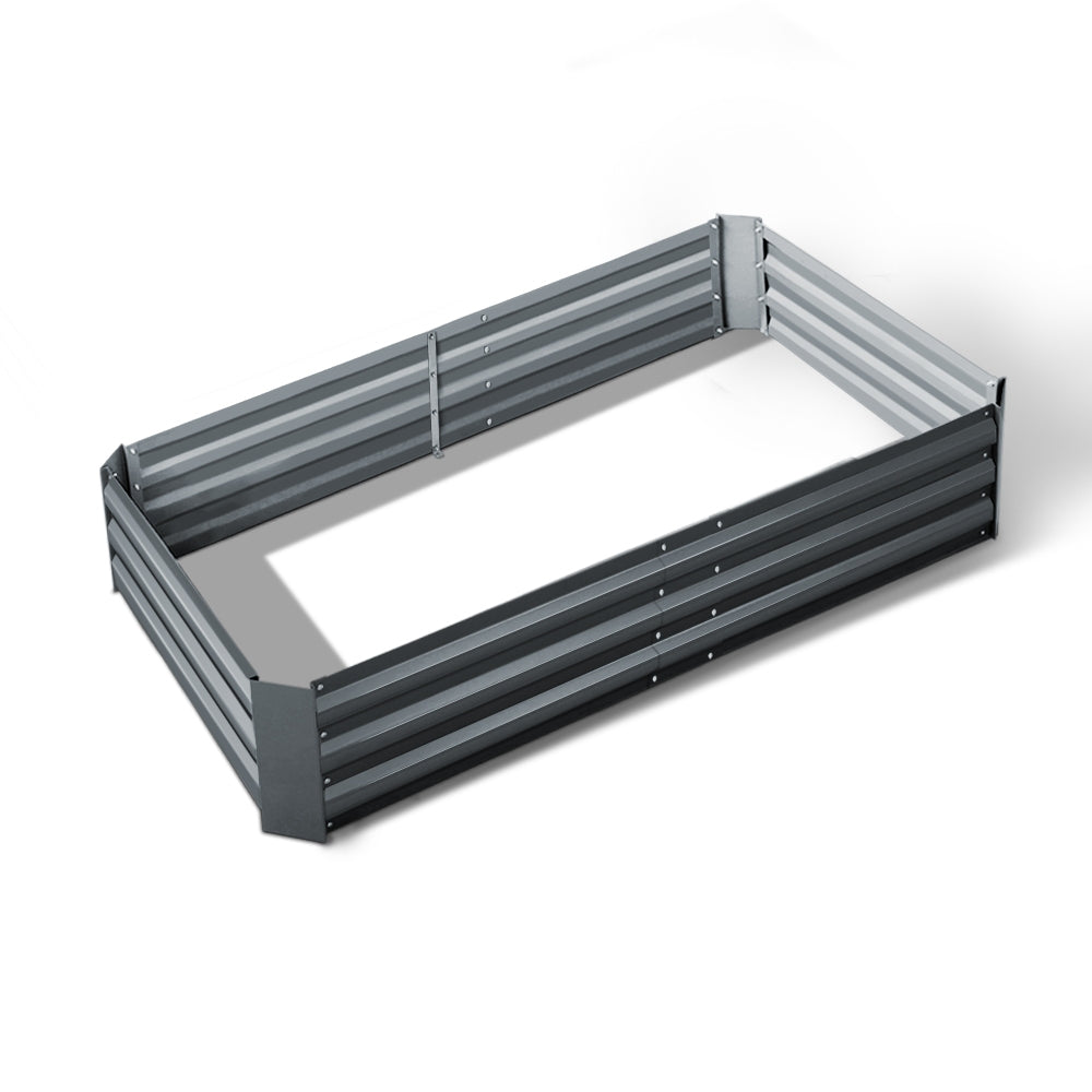 Garden Bed 150x90cm Planter Box Raised Container Galvanised Steel