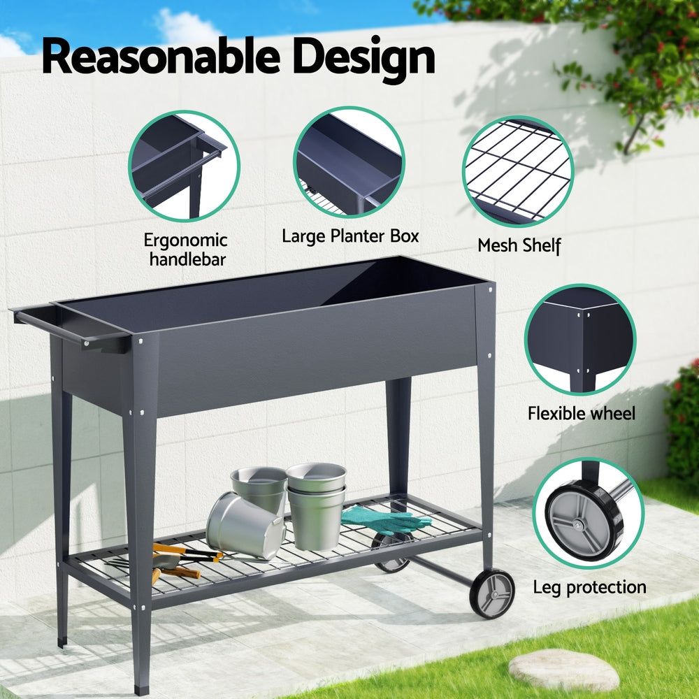 Garden Bed Elevated 100x40x80cm Planter Box Raised Container Herb