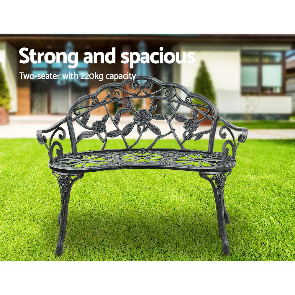 Cygnus Victorian Garden Bench - Green