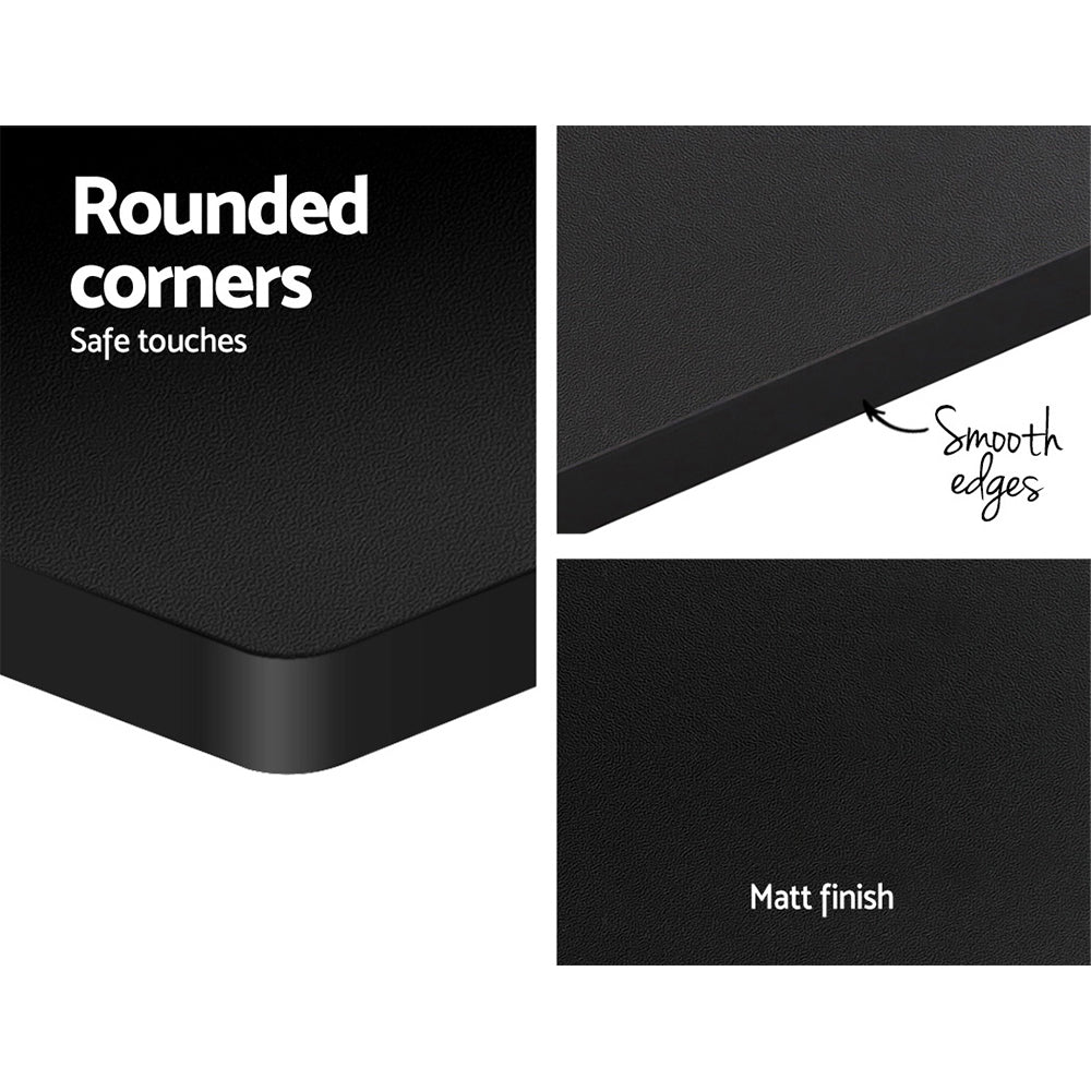 Artiss Standing Desk Motorised Black 140cm