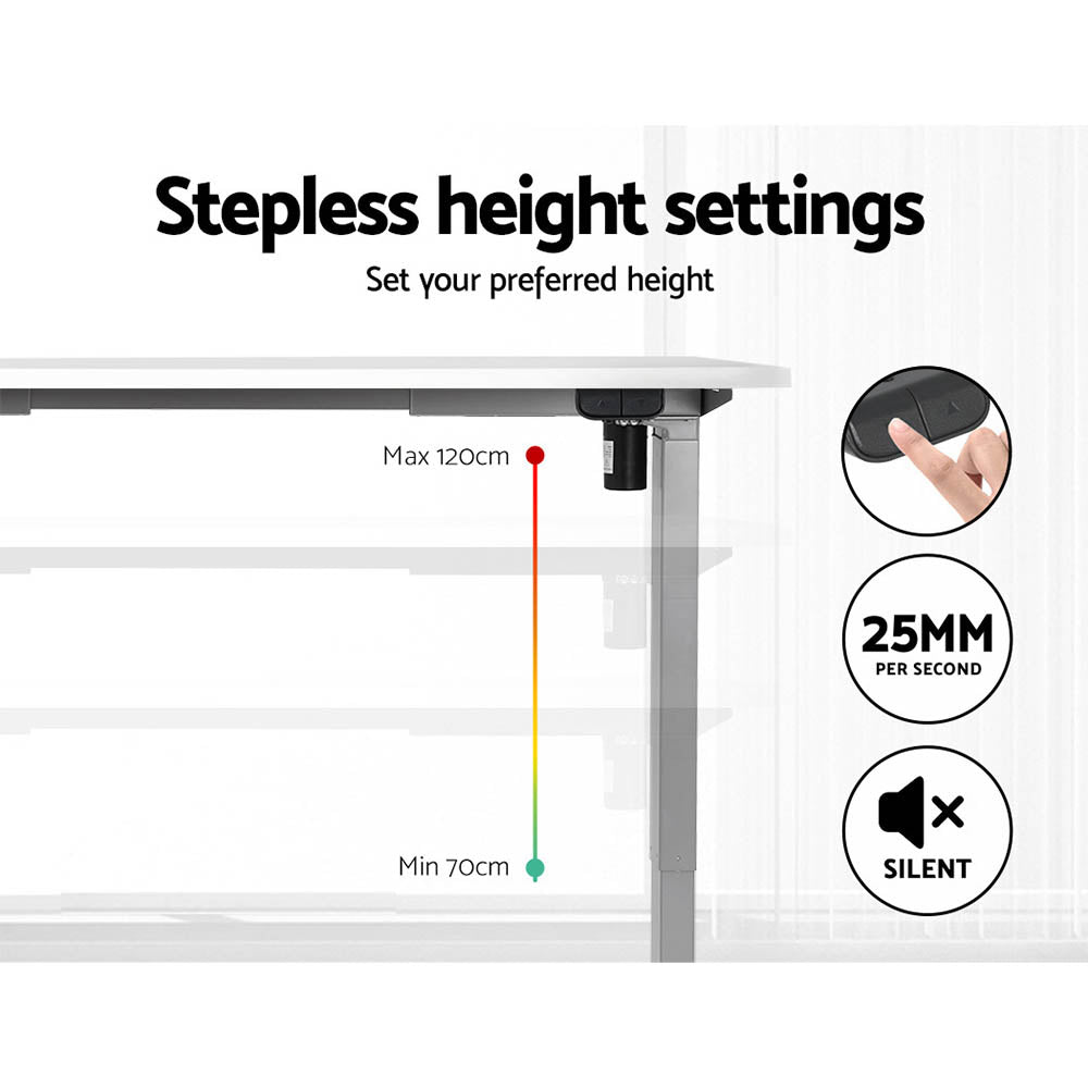 Artiss Standing Desk Motorised 140cm White