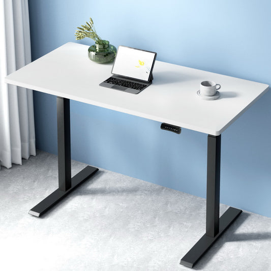 Artiss Standing Desk Motorised Dual Motor White 120cm