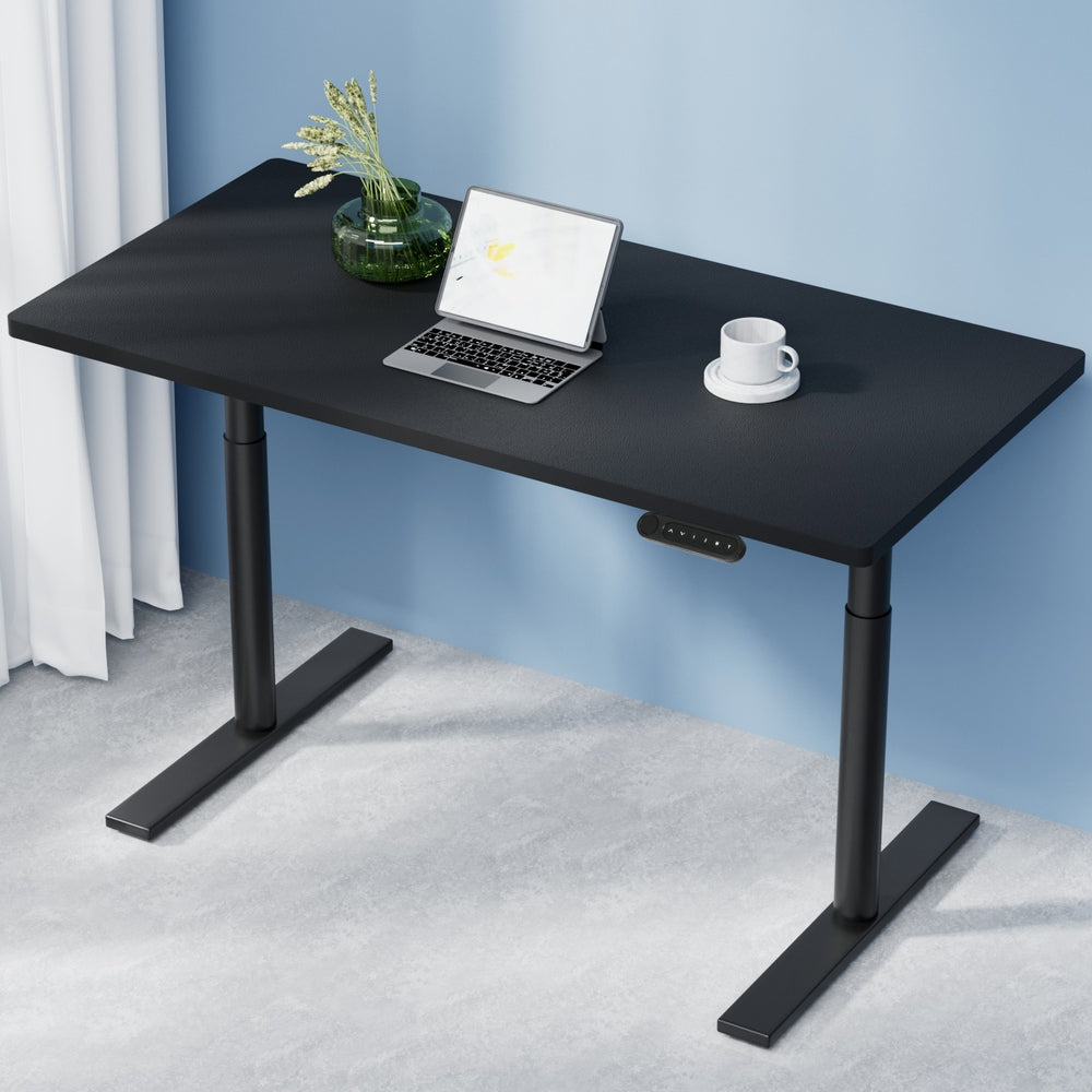 Artiss Standing Desk Motorised Electric Dual Motor Black 120cm