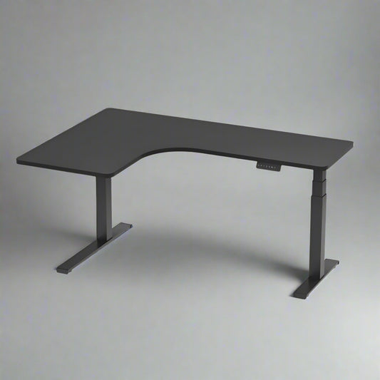 Artiss Standing Desks L-Shape Motorised 160cm Black