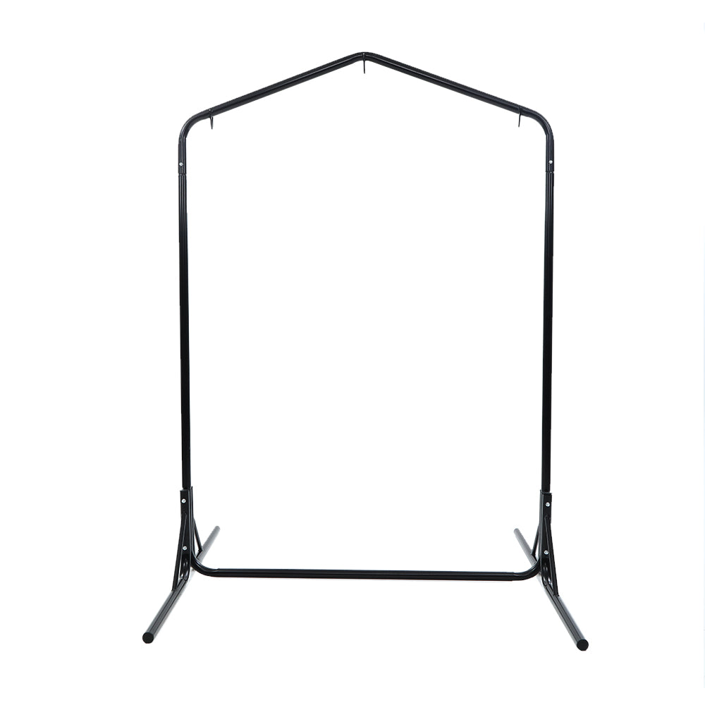 Double Hammock Chair Stand Steel Frame 2 Person Outdoor Heavy Duty 200kg