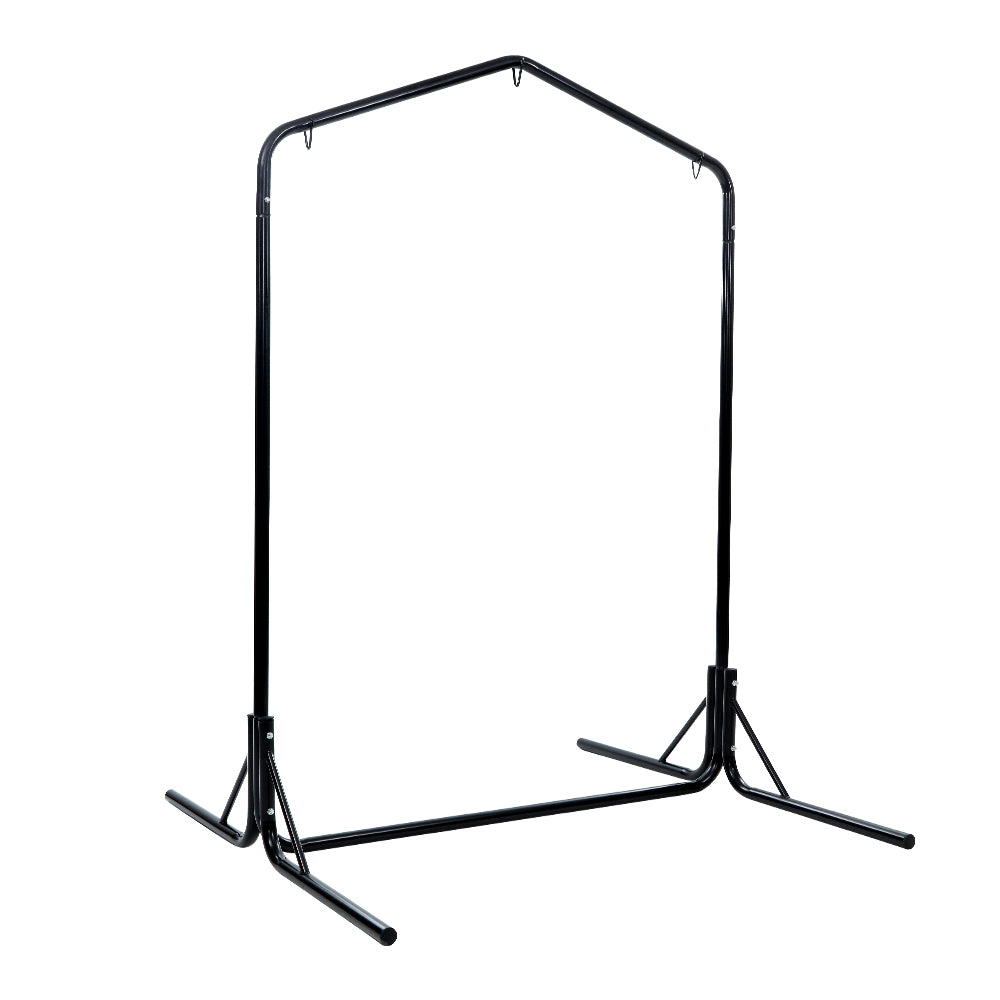 Double Hammock Chair Stand Steel Frame 2 Person Outdoor Heavy Duty 200kg