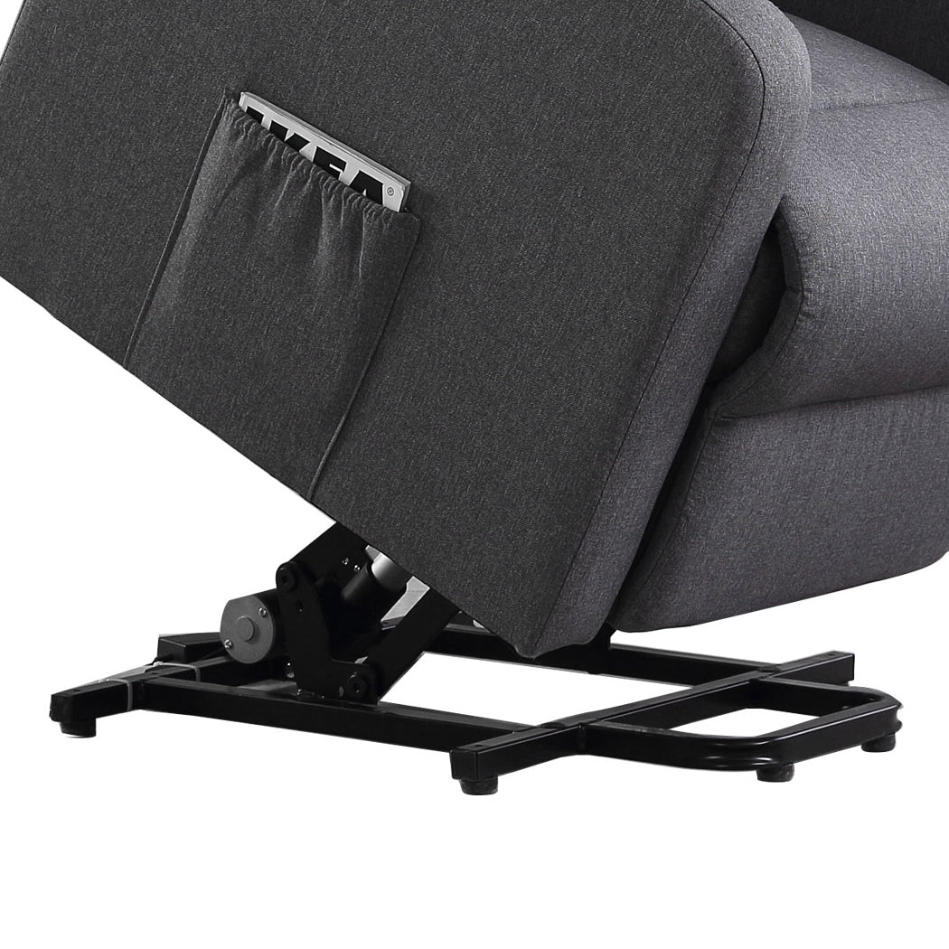 Odin Luxury Recliner Electric Massage Chair with Heat Function - Grey