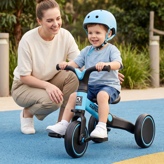 Tricycle Bike, Kids Bike with 3 wheels, Carbon Steel 70cm Blue