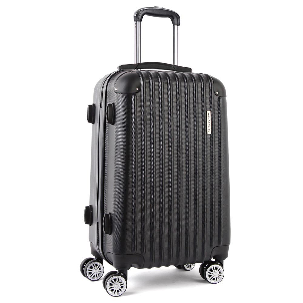 28" Luggage with TSA Lock Spinner Carry On Hard Shell Travel Suitcase Luggage Case - Black