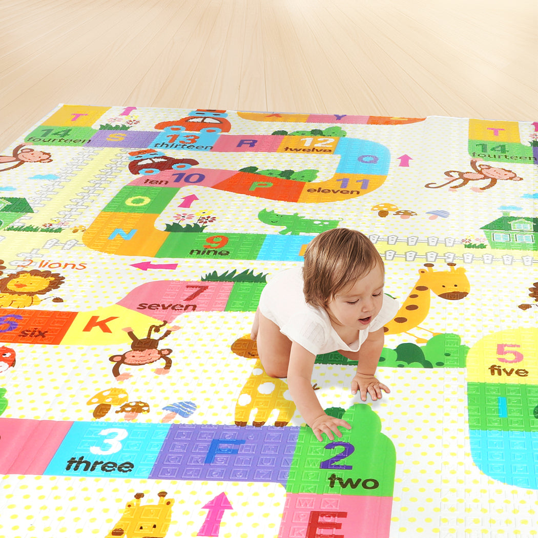 BoPeep Kids Play Mat Baby Crawling Pad Floor Foldable XPE Foam Non-slip Bear