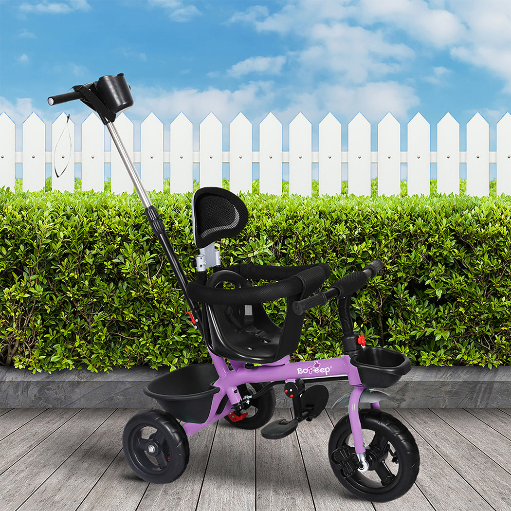 Kids Tricycle Ride On Trike Toddler - Purple
