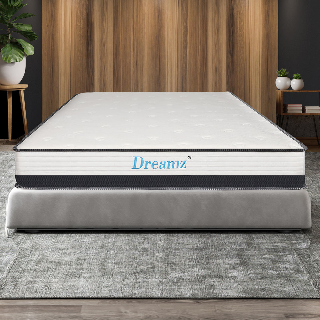 France 21cm Spring Mattress Premium Top Foam Medium Firm - Single