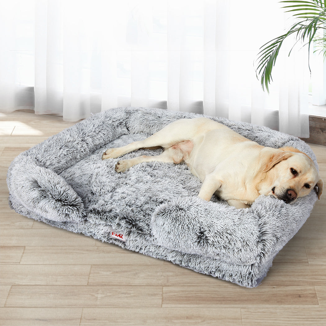 LARGE Dog Beds Pet Orthopedic Sofa - Grey