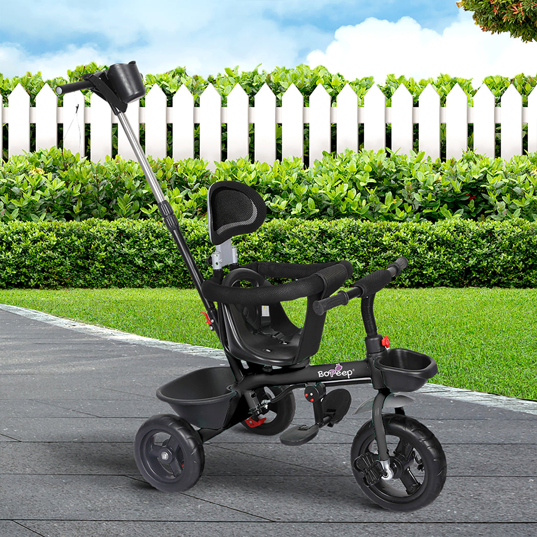 Kids Tricycle Ride On Trike Toddler - Black