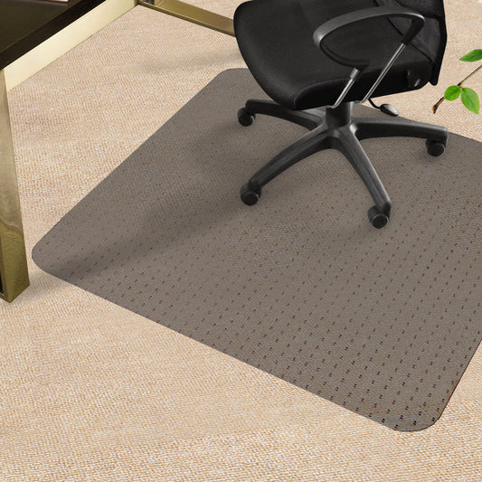Esther 120x90 Home Office Chair Mat Room Computer Work Floor Protectors - Black