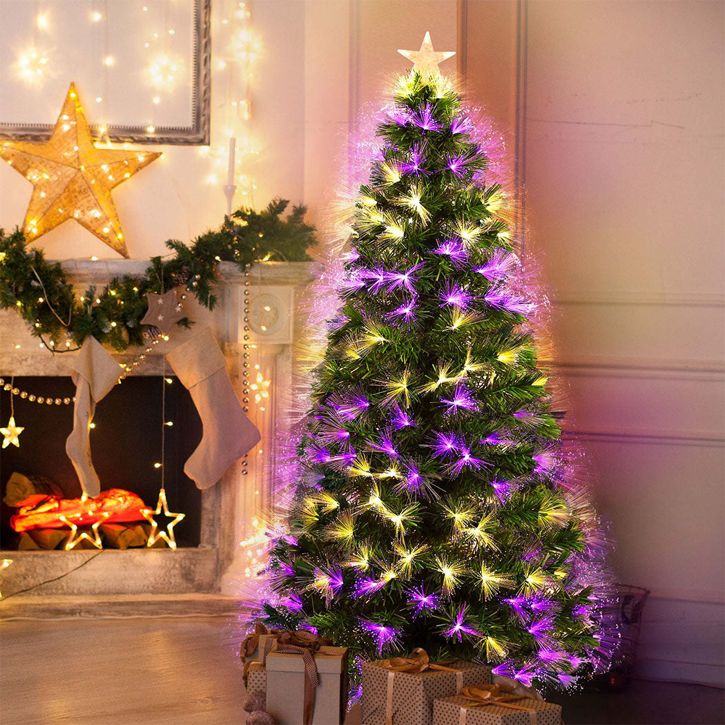 5ft 1.5m 170 Branches Fiber Optic Christmas Tree