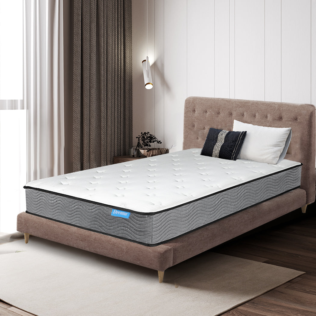 Fina 23cm Spring Mattress Pocket Coil Sleep Foam Extra Firm - King Single