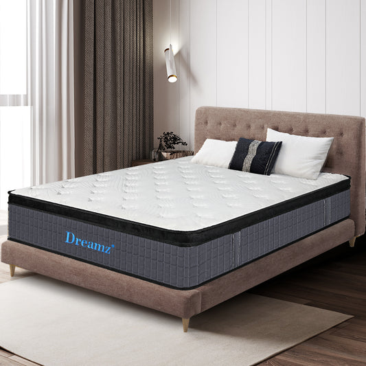 Besiana 32cm Mattress Spring Premium Top Foam Medium Firm - King Single