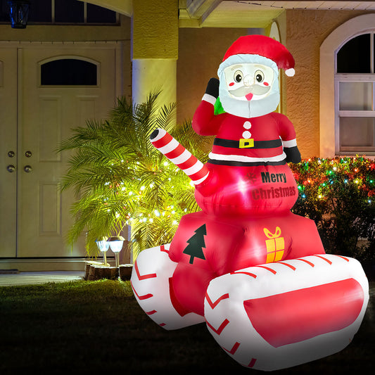Santa Claus Christmas Inflatable Xmas Decorations - 1.8M