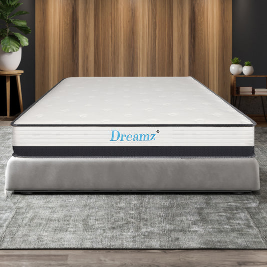 France 21cm Spring Mattress Premium Top Foam Medium Firm - Double