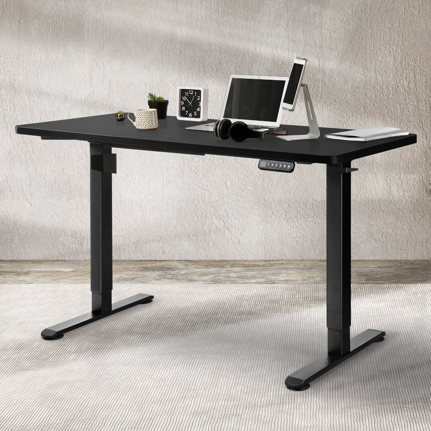 Levede Desktop For Motorised Adjustable Black 120x60cm