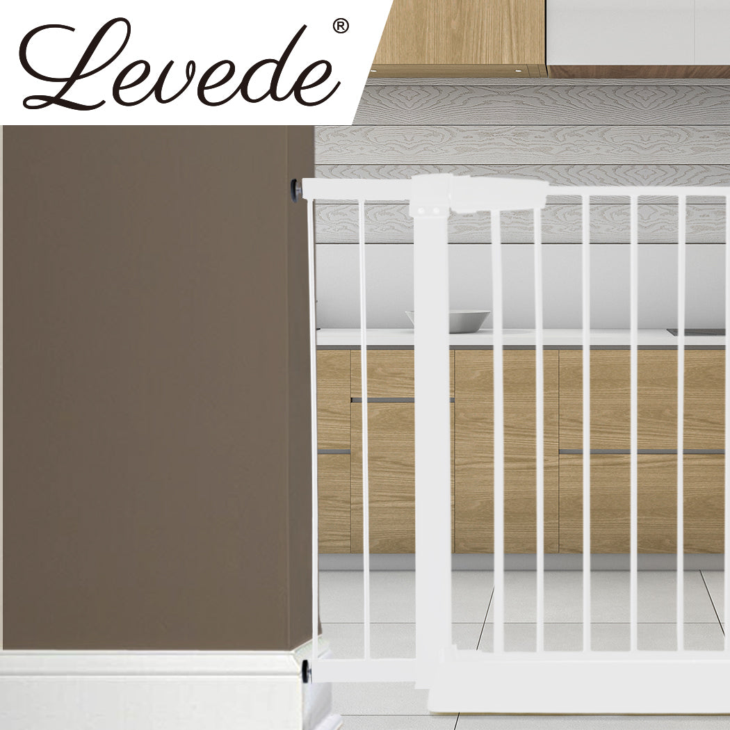 Baby Kids Safety Security Gate Stair Barrier Doors Extension Panels 10cm White