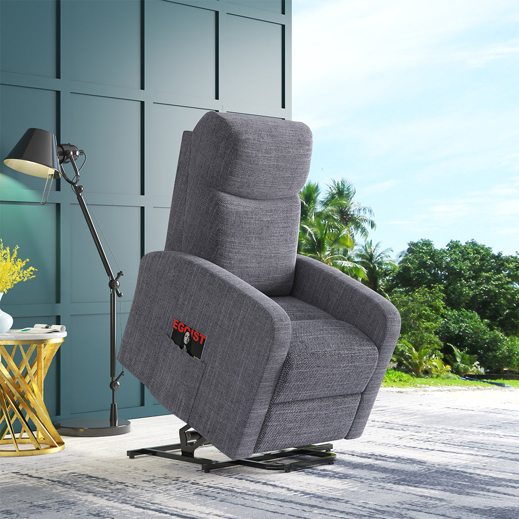 Odin Luxury Recliner Electric Massage Chair with Heat Function - Grey
