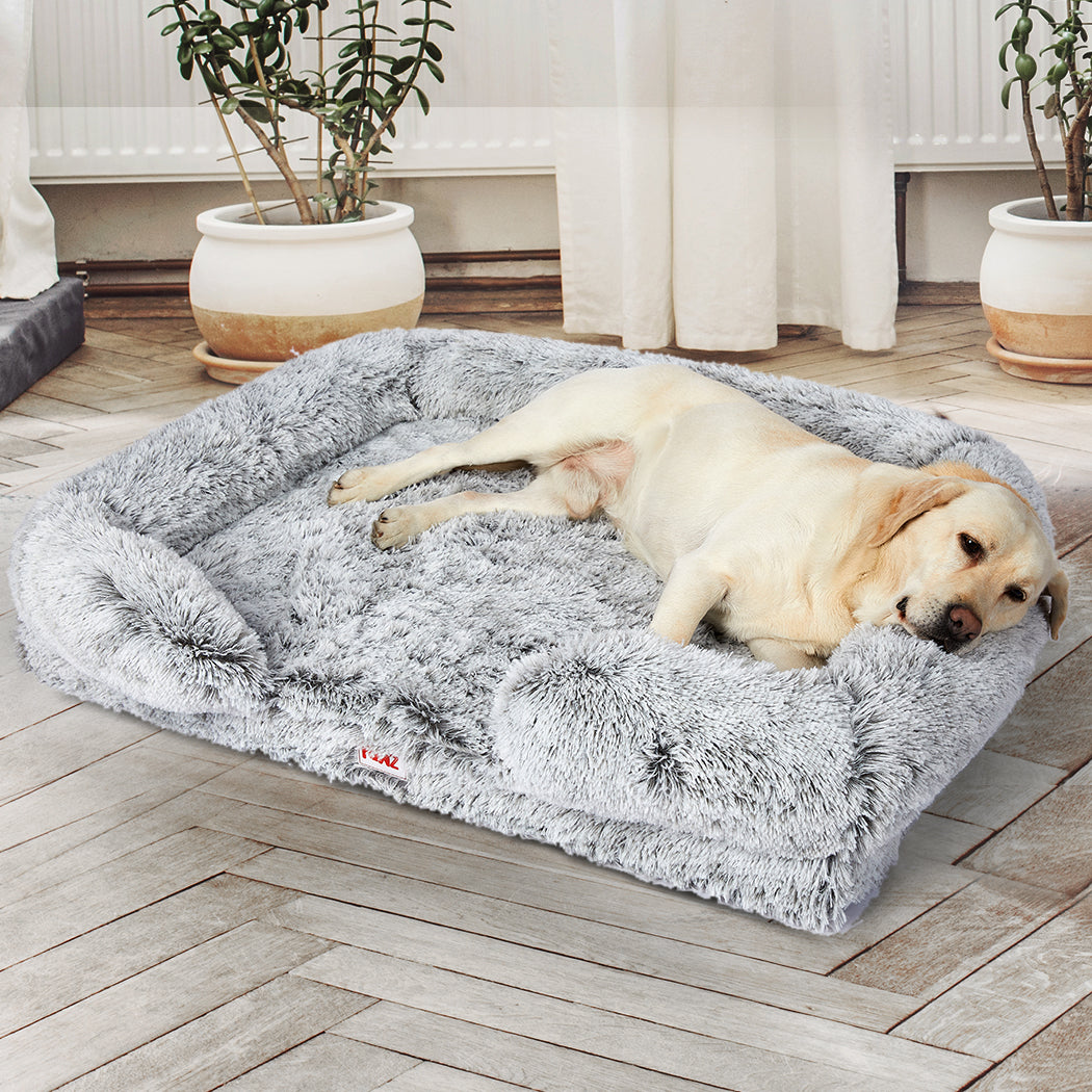 LARGE Dog Beds Pet Orthopedic Sofa - Grey