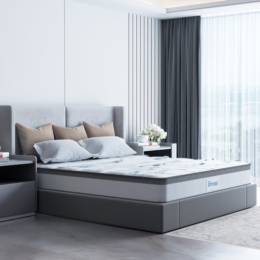 Verona 25cm Top Pocket Spring Medium Firm Premium Foam Mattress - Queen