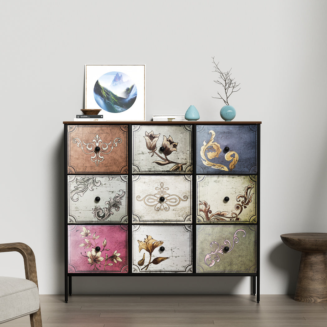 Levede 9 Chest of Drawers Storage Cabinet
