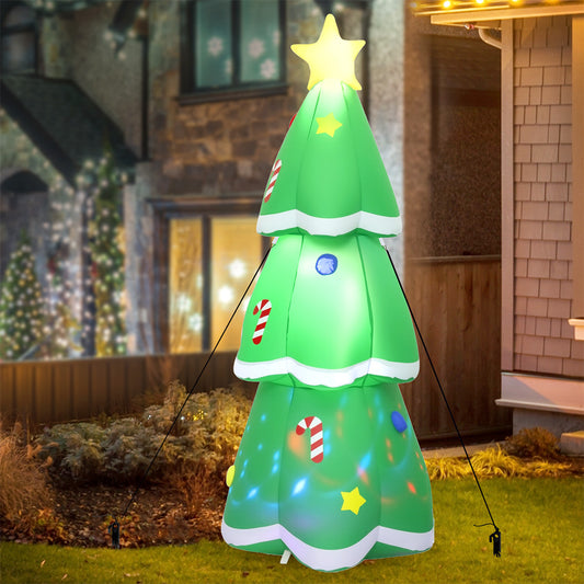 Flashing Christmas Tree Christmas Inflatable Lights - 1.5M