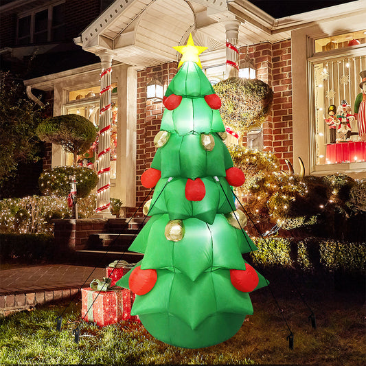 Christmas Tree Christmas Inflatable with LED Lights - 2.5M
