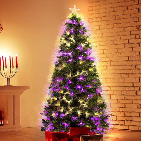 5ft 1.5m 170 Branches Fiber Optic Christmas Tree