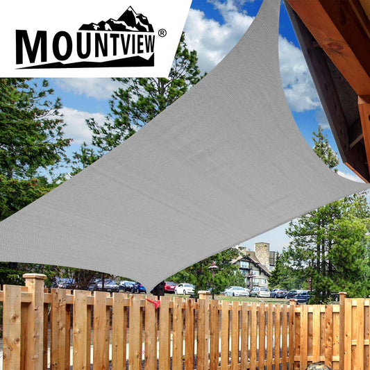 Mountview Sun Shade Sail Cloth Canopy Charcoal 180