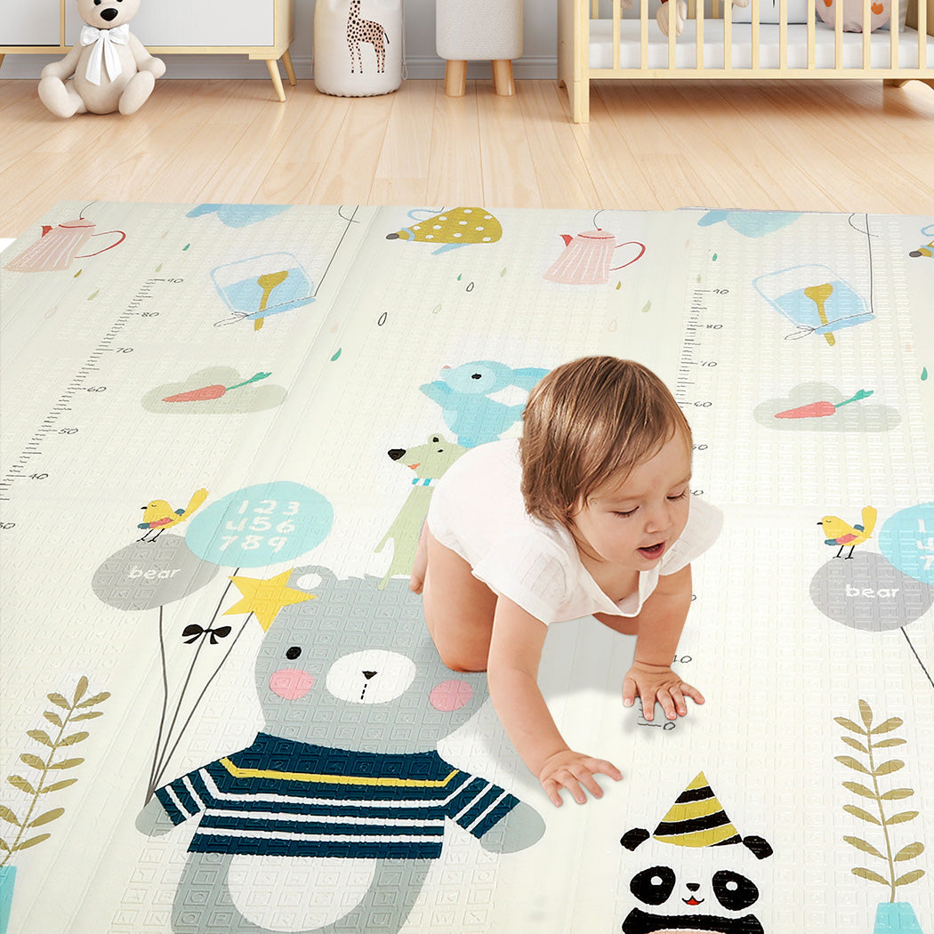 Kids Play Mat Baby Crawling Pad Floor Foldable XPE Foam Non-slip Carpet