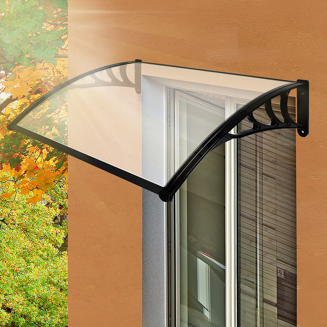 Mountview Window Door Awning Outdoor 1M x 1.2M Transparent 1x1.2M