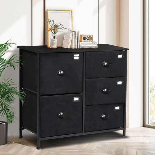 Levede Chest of 5 Drawers Storage Cabinet