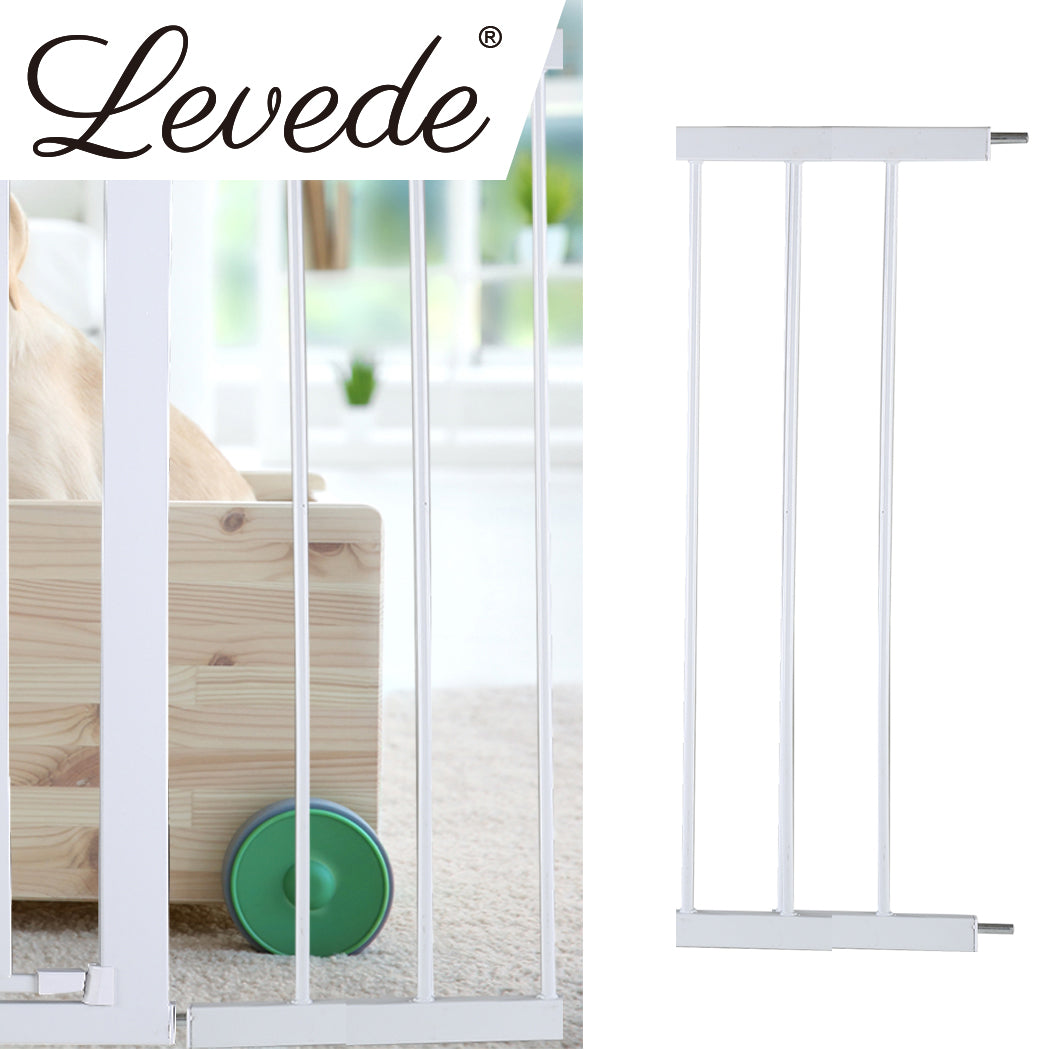 Baby Kids Safety Security Gate Stair Barrier Doors Extension Panels 20cm White