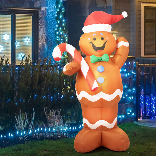 Gingerbread Christmas Inflatable Xmas Decorations - 1.5M