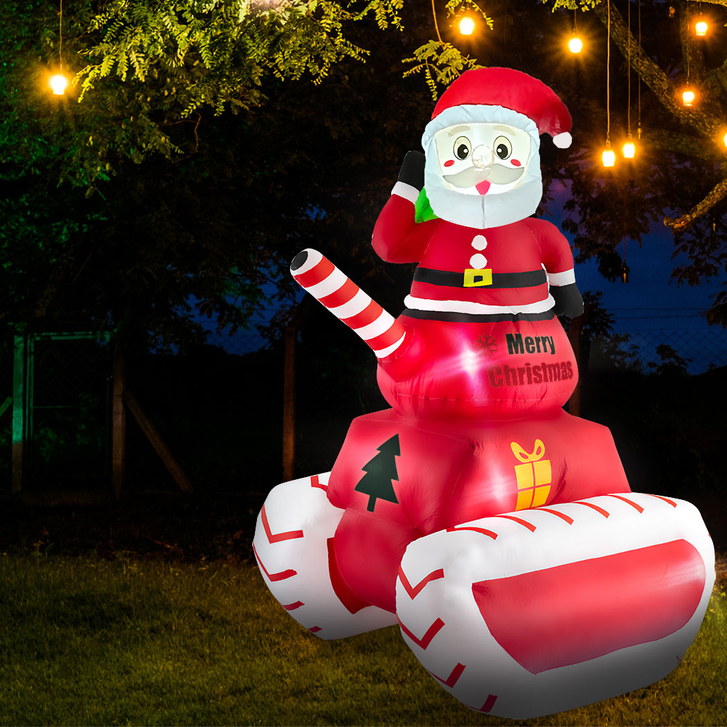 Santa Claus Christmas Inflatable Xmas Decorations - 1.8M