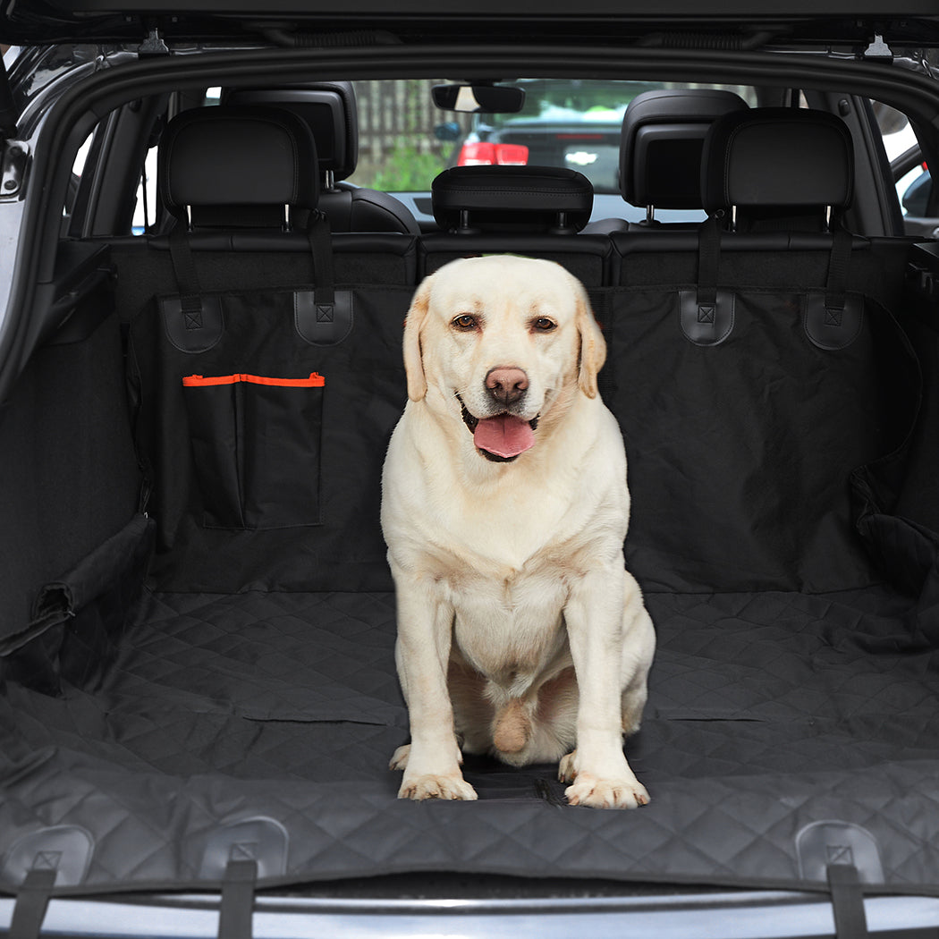 Pet Car Seat Cover Cat Dog Hammock Non Slip Waterproof Protector Mat Black - Black