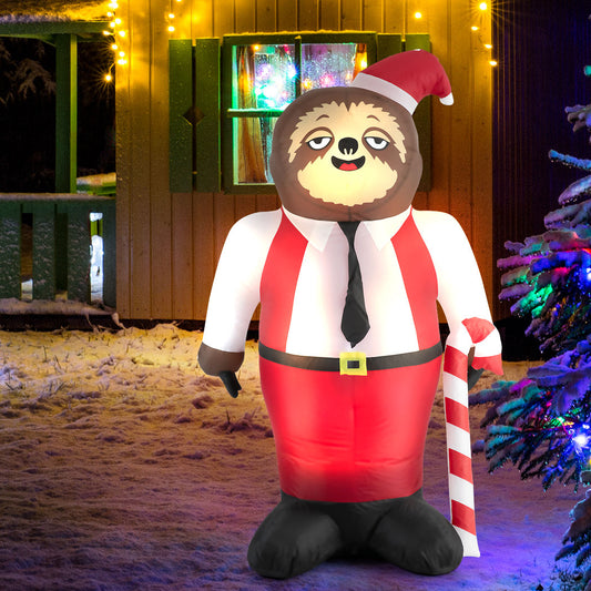 Sloth Christmas Inflatable Xmas Decorations - 1.65M