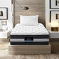 Apache Bed & Mattress Package with 30cm Mattress with Trundle Bed - Black King Single