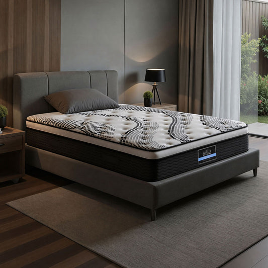 Factory Buys 32cm Euro Top Mattress - Single