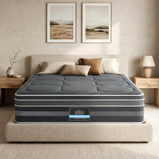 Alexa 35cm Mattress Hybrid Pocket Spring Euro Top - Double