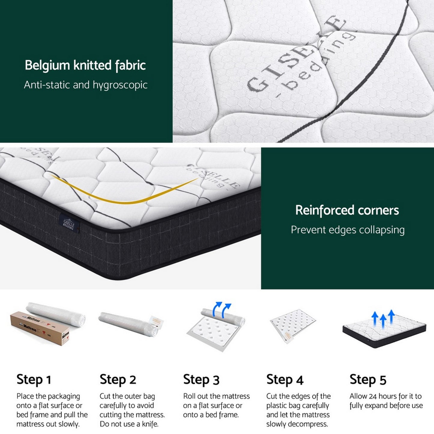 Apex 16cm Mattress Medium Firm - King
