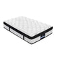 Topaz Bed & Mattress Package with 31cm Mattress with Trundle Bed - White Single