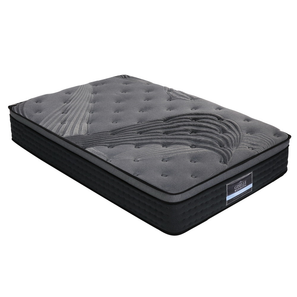 Neptune Bed & Mattress Package with 34cm Mattress - Black Single
