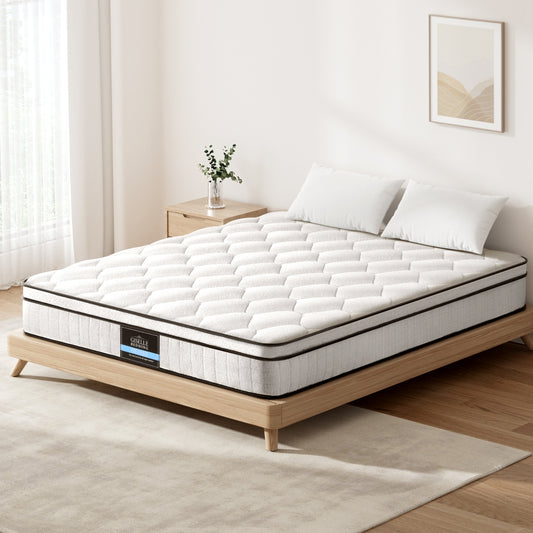 Mireya 22cm Thick Euro Top Pocket Spring Mattress - King
